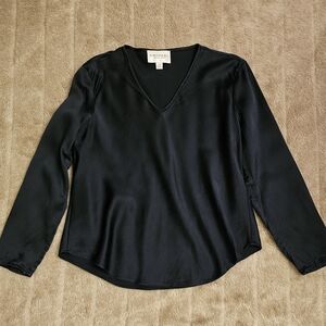 Emanuel Ungaro all silk flowy blouse